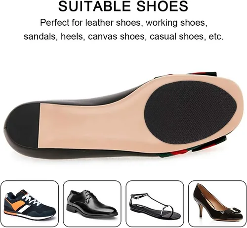 Vista 6 de Dr. Shoesert Almohadillas antideslizantes para zapatos, protectores adhesivos para suela de zapatos, tacones altos antideslizantes para zapatos