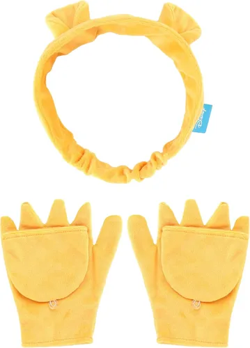 Vista 5 de FUN Costumes Kit de diadema y guantes suaves Pooh