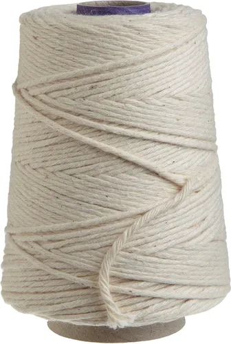 Vista 5 de Regency Wraps Cordel de carnicero de cocina, resistente, 500 pies, 16 capas, 2.4mm, cordel de cocina de algodón apto para alimentos para atar pavo