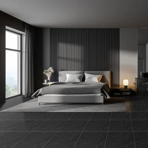 Vista 3 de Spiareal 48 piezas de azulejos de despegar y pegar para el suelo de vinilo de 12 x 12 pulgadas, autoadhesivos, impermeables, de bricolaje para baño