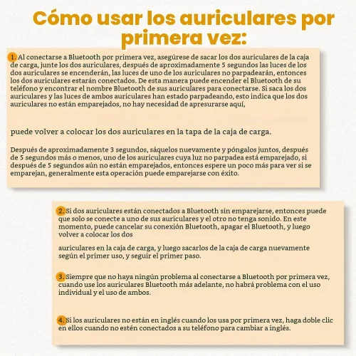 Vista 8 de Piluyaa Auriculares de oreja abierta, ultra cómodos, inalámbricos Bluetooth 5.4, auriculares sobre la oreja con pantalla táctil inteligente ganchos