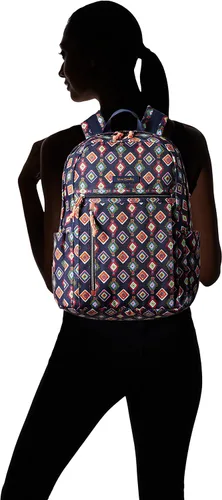 Vista 6 de Vera Bradley Mochila pequeña Lighten Up para mujer, Mini medallones
