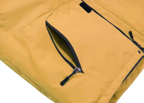 Vista 6 de Spmor Chaqueta de esquí impermeable con capucha para hombre, abrigo de snowboard para invierno, resistente al viento, para la nieve