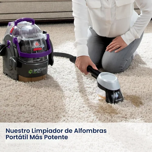Vista 3 de [Usado] Bissell SpotClean Pet Pro - Limpiador de alfombras portátil, 2458