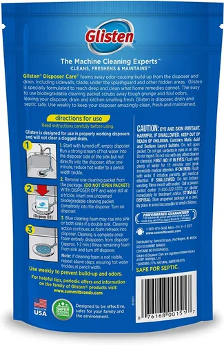 Vista 2 de Disposer Care Limpiador de triturador de desechos, aroma limón, SMT-002B, paquete de 8, Blanco, 2
