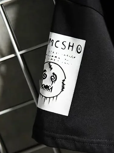 Vista 6 de Camisetas para hombre Techwear Japanese Streetwear Hip Hop Camisas de manga corta para hombre