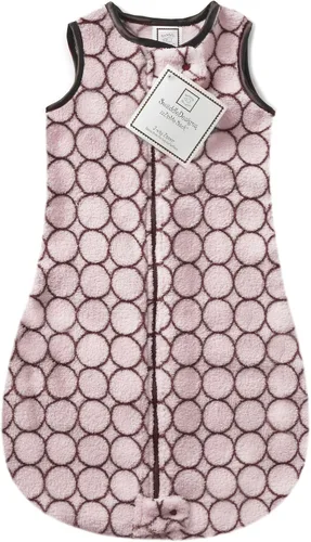Vista 8 de SwaddleDesigns Acogedor saco de dormir de felpa, manta sin mangas con cremallera de 2 vías