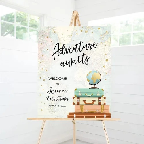 Vista 16 de Letrero de bienvenida personalizado para baby shower, tablero de bienvenida personalizado con oso de peluche para baby shower, decoración neutra