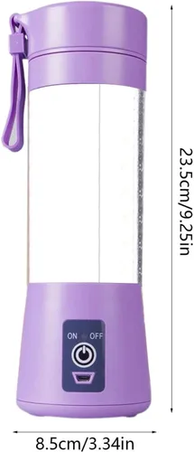 Vista 2 de Licuadora personal portátil con 6 cuchillas, mini exprimidor, licuadora del batido