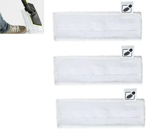 Vista 3 de 5 unids piso paño fregona almohadillas para karcher Easyfix SC1 SC2 SC3 SC4 SC5 limpiador de vapor accesorio