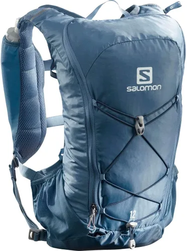 Vista 6 de Salomon Unisex Agile 12 Set, Hydration & Storage Vest with 500ml Flasks Included Azul Copen / DENIM OSCURO