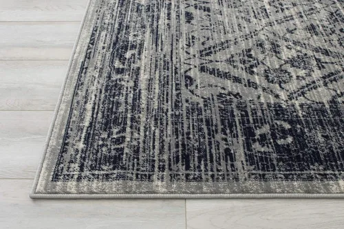 Vista 6 de Allstar - Alfombra decorativa moderna de 5 x 7 pulgadas, color atardecer (7' 0" x 4' 11")