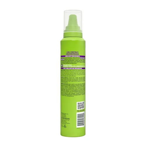 Vista 11 de Garnier Fructis - Espuma moldeadora para construir rizos estilizados, 6.8 onzas (El embalaje puede variar)