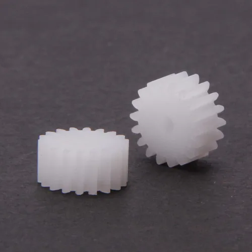 Vista 6 de Othmro Engranajes de plástico 18 dientes modelo 182A engranaje de reducción engranajes de gusano de plástico para RC coche robot motor