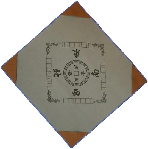 Vista 2 de LoveinDIY Silence Mahjong Mat Paigow Juego de cartas cubierta antideslizante