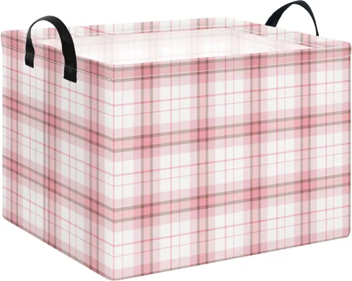 Vista 25 de NTAOHAMPER Cesta rectangular de almacenamiento de fútbol vacía, cesta de regalo plegable con asas, caja de juguetes/libros, decoración de habitación