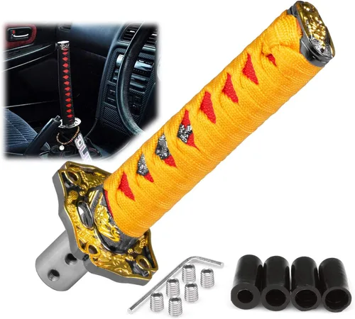 Vista 11 de EZAUTOWRAP Espada Samurai 5.9 pulgadas., 10cm, Negro Blanco