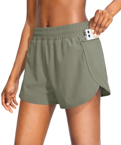 Vista 17 de Soothfeel Pantalones cortos deportivos para mujer de 3"/5" para Negro