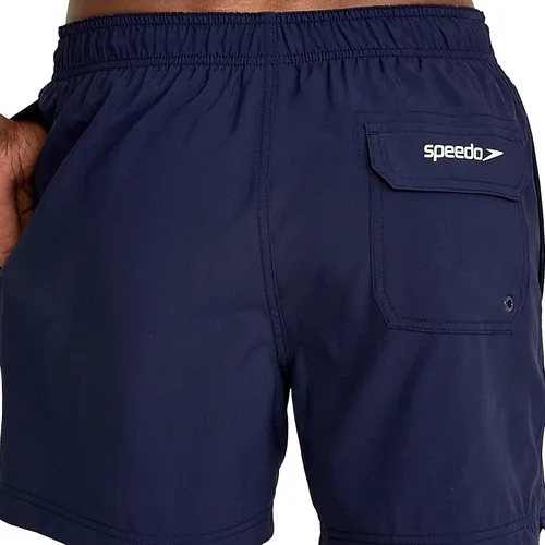 Vista 5 de Speedo Traje de baño para hombre, largo hasta la rodilla, forro cómodo Volley Solid