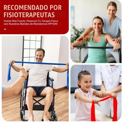 Vista 4 de Resistance Bands Set for Women 8-Negro/Azul/Rojo