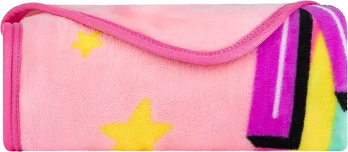 Vista 3 de Franco Ropa de cama para niños, manta súper suave de micro raschel, 46 x 60 pulgadas, Care Bears