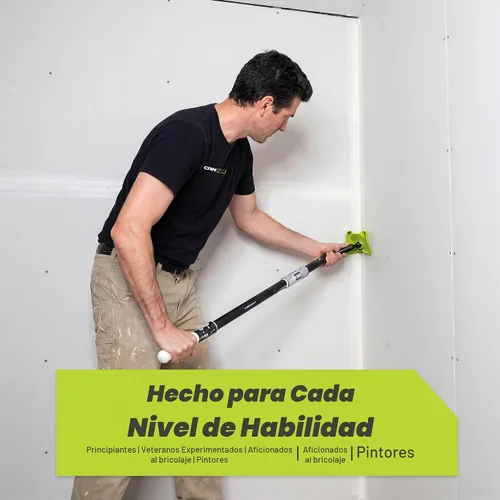 Vista 4 de CanAm Tools NyCor - Acabadores de esquina para paneles de yeso (verde, 2.5 pulgadas)