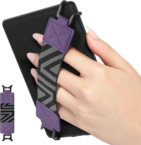 Vista 32 de MoKo Correa de mano de seguridad para tablet Kindle eReaderFire de 6 a 8 pulgadas, Kindle/Kobo/Voyaga/Lenovo/Sony E-Book Tablet, correa de mano