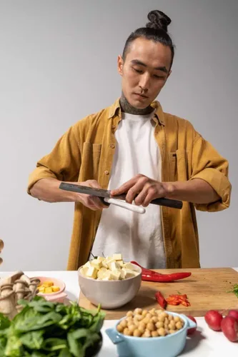 Vista 7 de Mori-Nu Silken Tofu Nigari Firm Suave aterciopelado Bajo en grasa, sin gluten, sin lácteos, vegano, fabricado con soja sin OMG, KSA Kosher Parve