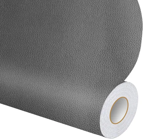 Vista 11 de DXBULL Parche de reparación de cuero grande de 17.3 x 78.7 pulgadas, cinta de reparación autoadhesiva para muebles, sofás, asientos de automóvil