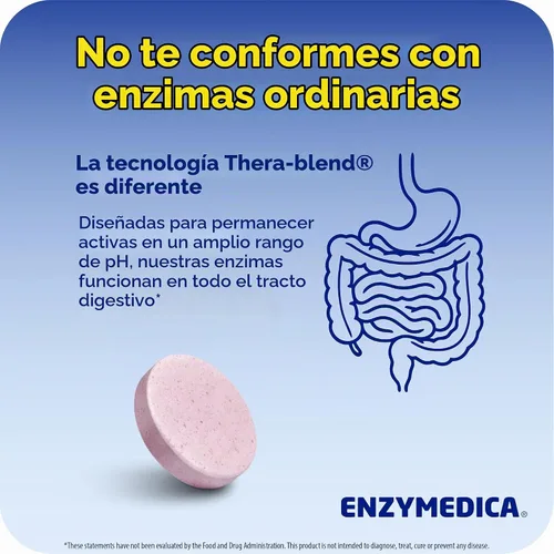 Vista 6 de Enzymedica Kids Digest, enzimas digestivas masticables, sabor natural a ponche de frutas, 60 porciones Fruit Punch Flavor, Daily Digestion & Gut