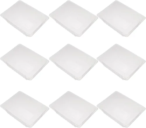 Vista 9 de 10 Uds Epoxy Crafts cubierta de plástico transparente cúpula cubierta de placas para fundición de resina epoxi