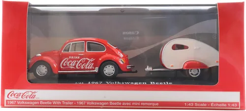 Vista 8 de Motor City Classics 1967 VW Beetle Car con remolque de lágrima