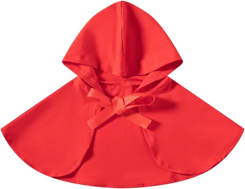 Vista 5 de Baby Gilrs - Falda de Halloween con capucha roja con capa