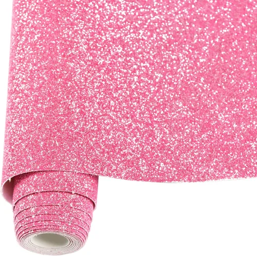Vista 10 de HGUAN Rollos de piel sintética con purpurina de color sólido de 12 x 53 pulgadas, sábanas de piel sintética muy adecuadas para hacer manualidades