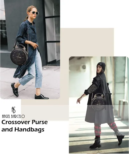 Vista 7 de Angel Barcelo Bolso cruzado y bolsos para mujer, bolso de hombro de moda para mujer