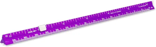 Vista 55 de Alumicolor Regla Métrica de Bolsillo para Arquitecto de Aluminio, 15CM, Negro