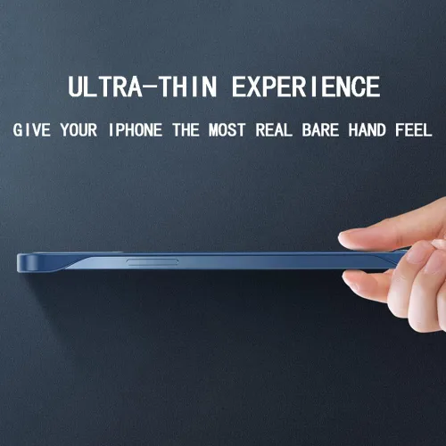 Vista 2 de Omio - Funda magnética delgada para iPhone 15 compatible con MagSafe, transparente mate, ultrafina, diseño sin marco, sin bordes con bucle