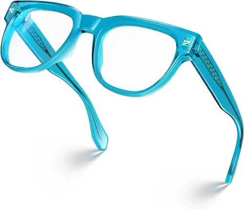 Vista 17 de VISOONE Blue Light Blocking Glasses Men Women Square Frame TR90 Clear Lens Computer Screen Protector Eyeglasses Work Study Gaming UV Daily Outdoor