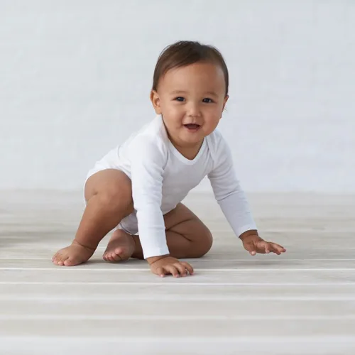 Vista 2 de Gerber Paquete de 6 mamelucos unisex de manga larga para bebé