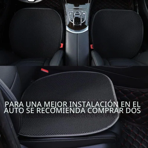 Vista 7 de Cojín de asiento de coche extra grande de 19.5 pulgadas para asiento de coche CCar sentado durante mucho tiempo, cojín cómodo y transpirable 1pcs