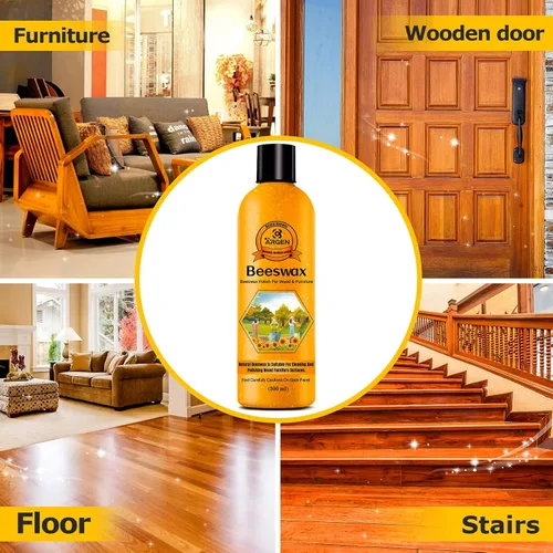 Vista 9 de CARGEN Pulidor de madera para muebles de cera de abejas, condimento de madera, aceite de cera de abejas para madera, pulidor y acondicionador
