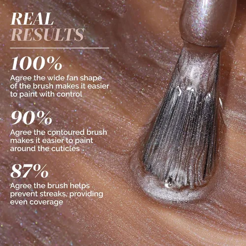 Vista 6 de LONDONTOWN Lakur Esmalte de uñas – Tonos nude y marrón, de larga duración, sin rayas, resistente al astillado 21+ color de uñas veganas no tóxico
