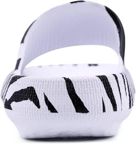 Vista 4 de FJPTREN Zapatos de nube para niños y niñas, sandalias acolchadas antideslizantes, zapatos de ducha ligeros, plataforma para niños, suela gruesa