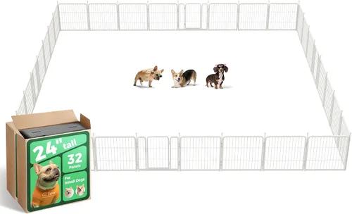 Vista 65 de FXW Rollick - Corralito para perros para patio, campamento con casa rodante, patentado, 24 pulgadas, 2 paneles Fácil instalación, resistente