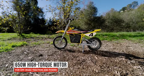 Vista 2 de Motocicleta eléctrica de motocross Rocket MX650 de Razor