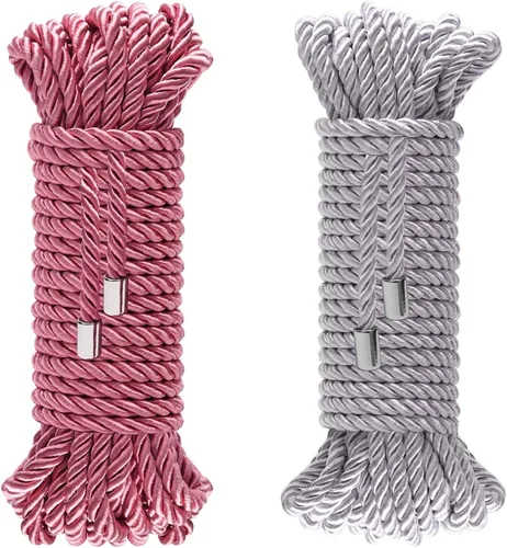 Vista 8 de Cuerda de Seda Suave, Cuerda de Ribete Trenzada Cuerda de Nailon, Cuerdas de Seda Trenzada para Cordón Satinado Trenzado Decorativo Brillante 32