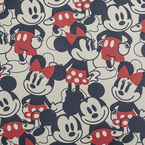 Vista 5 de Loungefly Disney Mickey Minnie Mouse Mini Mochila Bolso AOP Rojo Marino marino