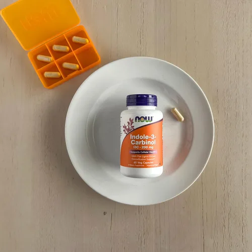 Vista 6 de NOW Foods Suplementos, Indole-3-Carbinol 200 mg con extracto de linaza de lignano, 60 cápsulas vegetales