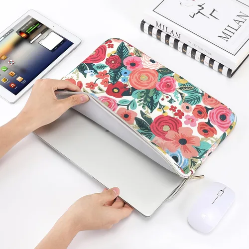 Vista 5 de DOMISO Funda protectora para laptop 360, funda para laptop para MacBook Air Rosa