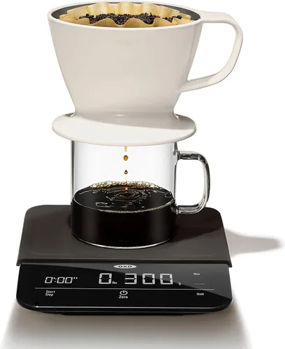 Vista 7 de OXO Brew - Báscula de café de precisión de 6 libras con temporizador, color negro